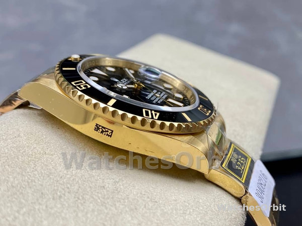 Rolex Submariner 126618LN Yellow Gold Black Dial 41mm Mens Replica Watch
