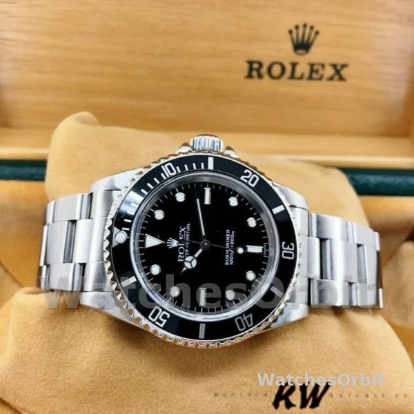 Rolex Submariner 14060 Stainless steel case Black Dial 40mm Mens Replica Watch