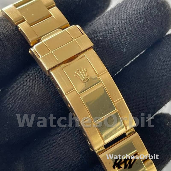 Rolex Submariner 16618 Yellow Gold Champagne Dial 40mm Mens Replica Watch