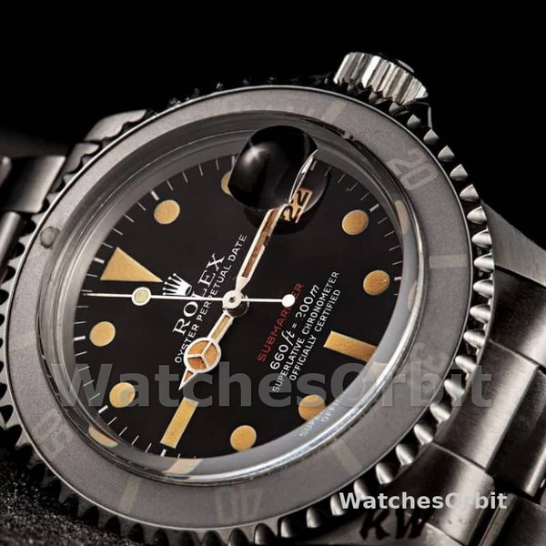 Rolex Submariner 1680 Stainless Steel Case Black Dial 40mm Mens Replica Watch