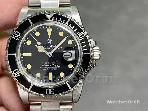 Rolex Submariner 1680 Stainless Steel Case Black Dial 40mm Mens Replica Watch