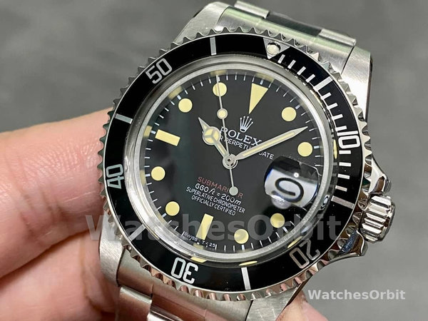 Rolex Submariner 1680 Stainless Steel Case Black Dial 40mm Mens Replica Watch