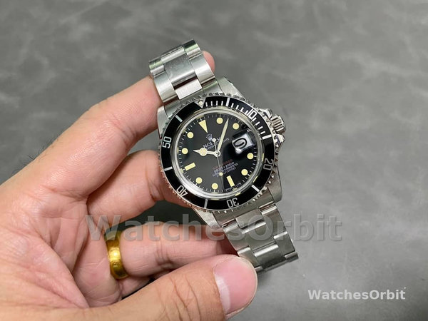 Rolex Submariner 1680 Stainless Steel Case Black Dial 40mm Mens Replica Watch