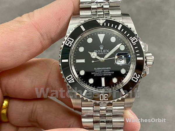 Rolex Submariner 41 Black Dial Fluted Bezel Jubilee 126610LN Men's Watch