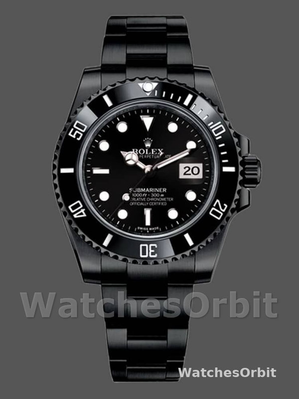 Rolex Submariner Date 116610LN Black Dial Black PVD/DLC Stainless Steel 40MM Mens Replica Watch