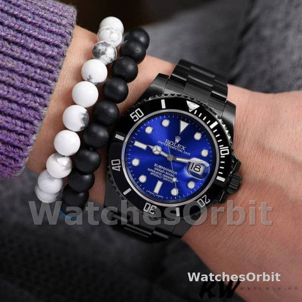 Rolex Submariner Date 116610LN Blue Dial Black PVD/DLC Stainless Steel 40MM Mens Replica Watch