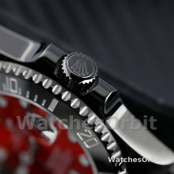 Rolex Submariner Date 116610LN Red Dial Black PVD/DLC Stainless Steel 40MM Mens Replica Watch