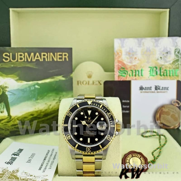 Rolex Submariner Date 116613 Stainless Steel Case Black Dial 40mm Mens Replica Watch