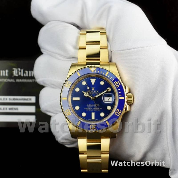 Rolex Submariner Date 116618LB Blue Dial 41mm Mens Replica Watch