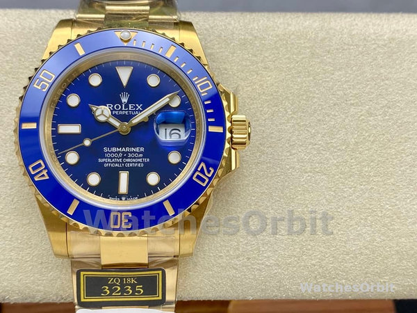Rolex Submariner Date 116618LB Blue Dial 41mm Mens Replica Watch