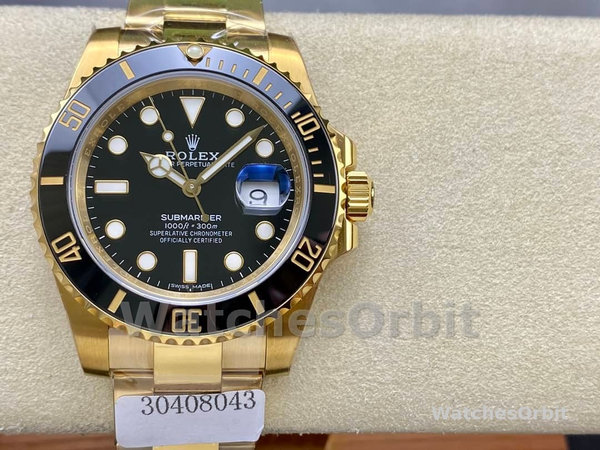 Rolex Submariner Date 116618LN Black Dial 40mm Mens Replica Watch
