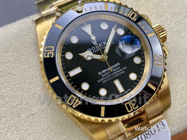 Rolex Submariner Date 116618LN Black Dial 40mm Mens Replica Watch