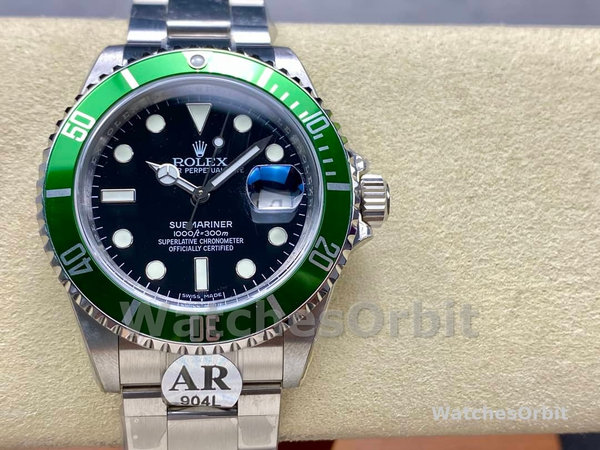 Rolex Submariner Date 16610LV Stainless Steel Oyster 40MM Black Dial Mens Replica Watch