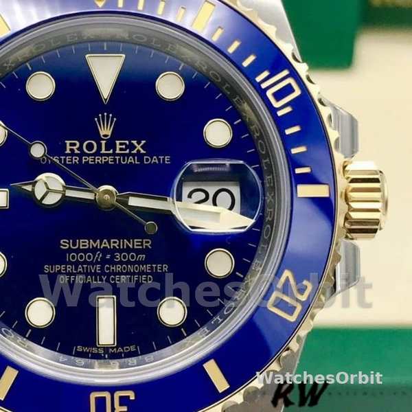 Rolex Submariner Date 16613 Blue Dial 40mm Mens Replica Watch