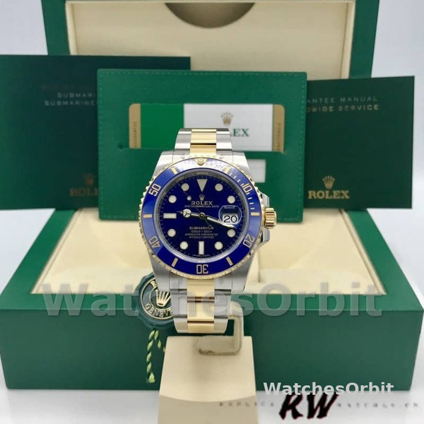Rolex Submariner Date 16613 Blue Dial 40mm Mens Replica Watch