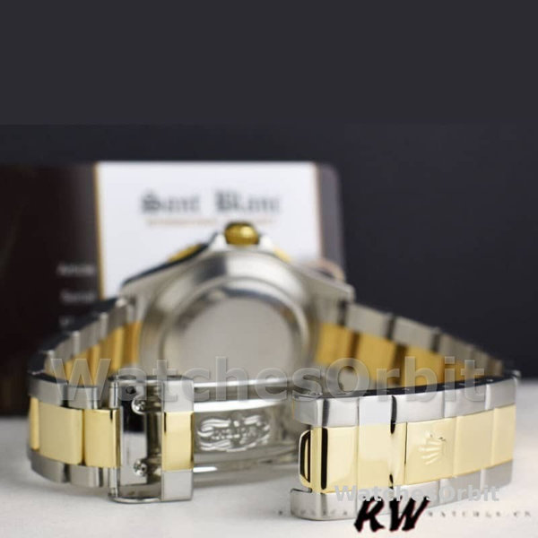 Rolex Submariner Date 16613LN Yellow Gold Stainless Steel Black Dial 40mm Mens Replica Watch