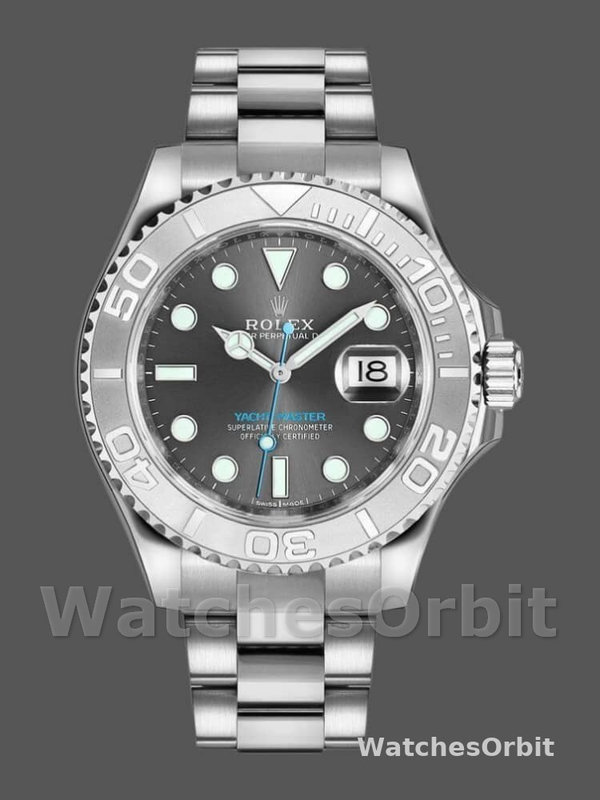 Rolex Yacht-Master 116622 Stainless Steel Grey Dial 40mm Mens Replica Watch