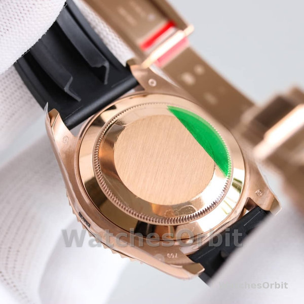 Rolex Yacht-Master 116655 Everose Gold Black Dial 40mm Mens replica Watch