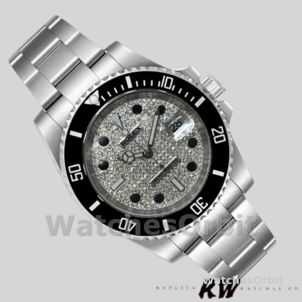 Rolex Yacht-Master 116695 Stainless Steel Diamond Paved Dial 40MM Mens Replica Watch