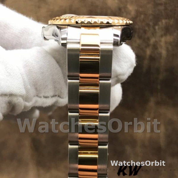 Rolex Yacht-Master 169623 Steel Yellow Gold Black MOP Dial 29MM Lady Replica Watch