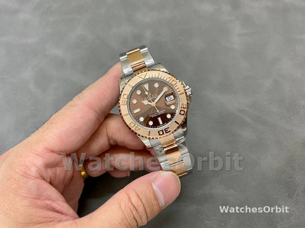 Rolex Yacht-Master 268621 Everose Bezel Chocolate Dial 37mm Unisex Replica Watch