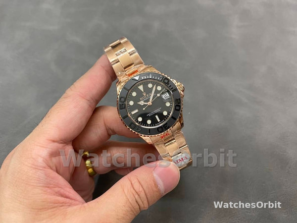 Rolex Yacht Master 37mm Black Dial Oyster Bracelet m268655 Watch