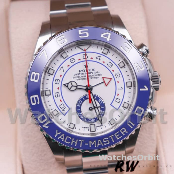 Rolex Yacht-Master II 116680 White Square Dial 44mm Mens Replica Watch