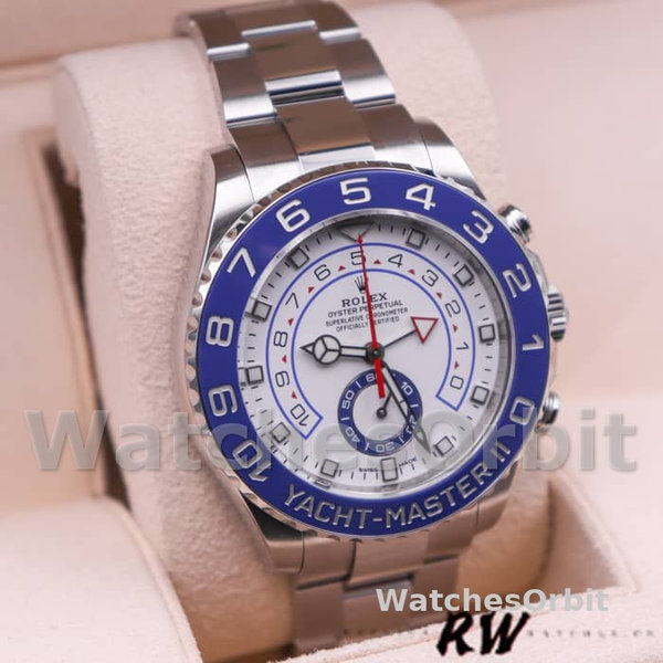 Rolex Yacht-Master II 116680 White Square Dial 44mm Mens Replica Watch
