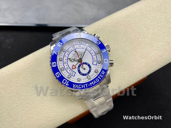 Rolex Yacht-Master II 116680 White Square Dial 44mm Mens Replica Watch