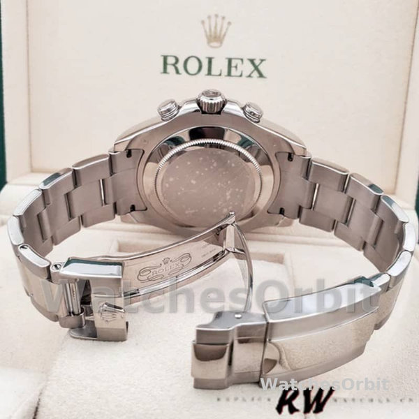 Rolex Yacht Master II 116689 White Dial Platinum 44mm Mens Replica Watch