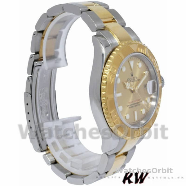 Rolex Yachtmaster 16623 Steel Yellow Gold Champagne Dial 40MM Mens Replica Watch
