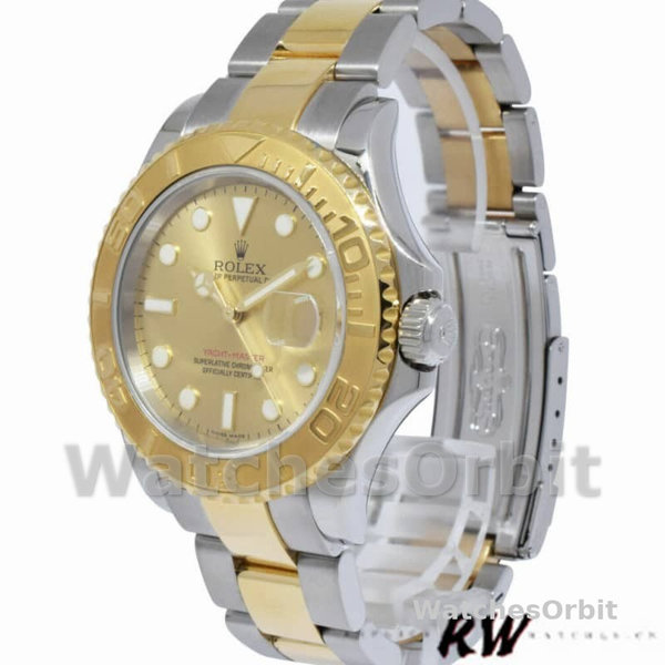 Rolex Yachtmaster 16623 Steel Yellow Gold Champagne Dial 40MM Mens Replica Watch