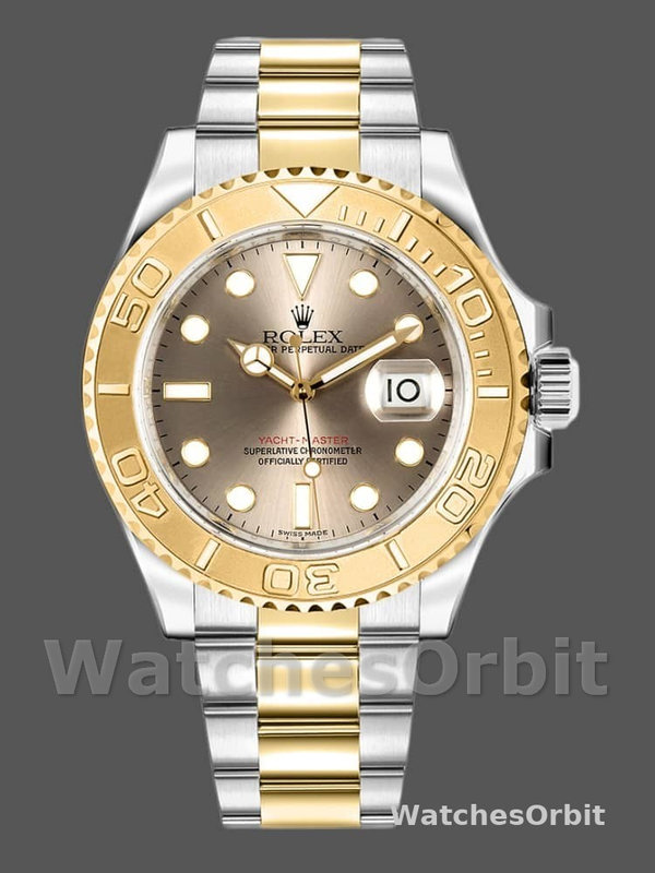 Rolex Yachtmaster 16623 Steel Yellow Gold Rhodium Grey Dial 40MM Mens Replica Watch