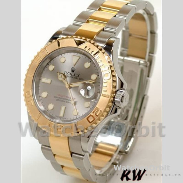 Rolex Yachtmaster 16623 Steel Yellow Gold Rhodium Grey Dial 40MM Mens Replica Watch