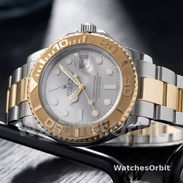 Rolex Yachtmaster 16623 Steel Yellow Gold Rhodium Grey Dial 40MM Mens Replica Watch