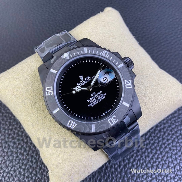 Rolex Submariner DIW Edition Parakeet Carbon Fiber Bezel 116610LB Black Dial