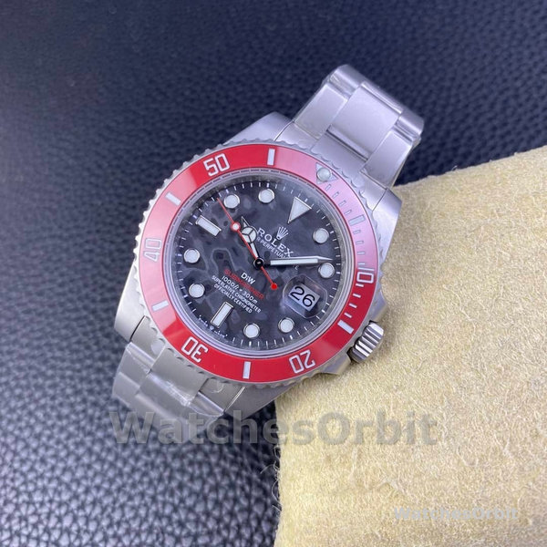 Rolex Submariner DIW Persimmon Orange Black Dial Ceramic Red Bezel 116610LN